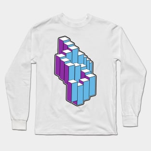 Geometric Shape Long Sleeve T-Shirt